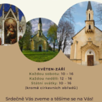 Valašsské Klobouky: Cyrilometodějská kaple bude o víkendech otevírat své dveře návštěvníkům